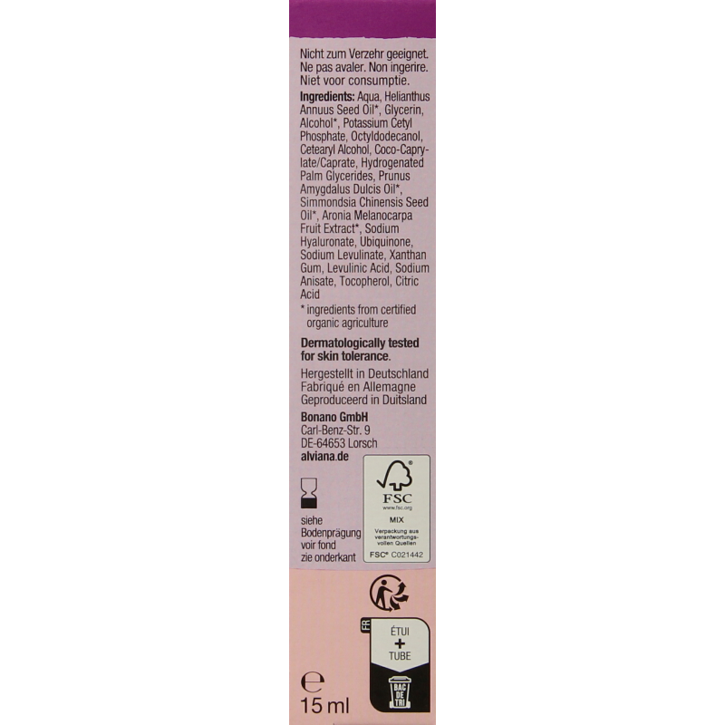 Alviana Oogcreme anti-aging Q10  15 Milliliter