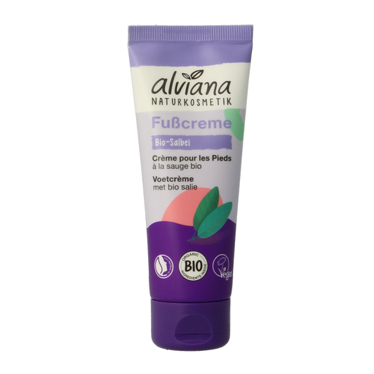 Alviana Voetcreme met salie 75 Milliliter