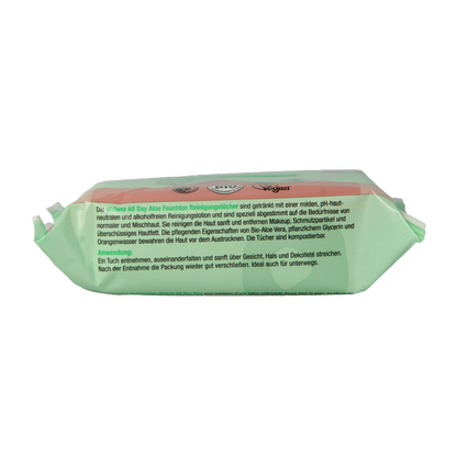 Alviana Reinigingsdoekjes vochtig aloe vera  25 Stuks
