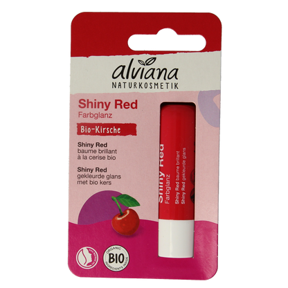 Alviana Lipverzorging shiny red 4.5 Gram