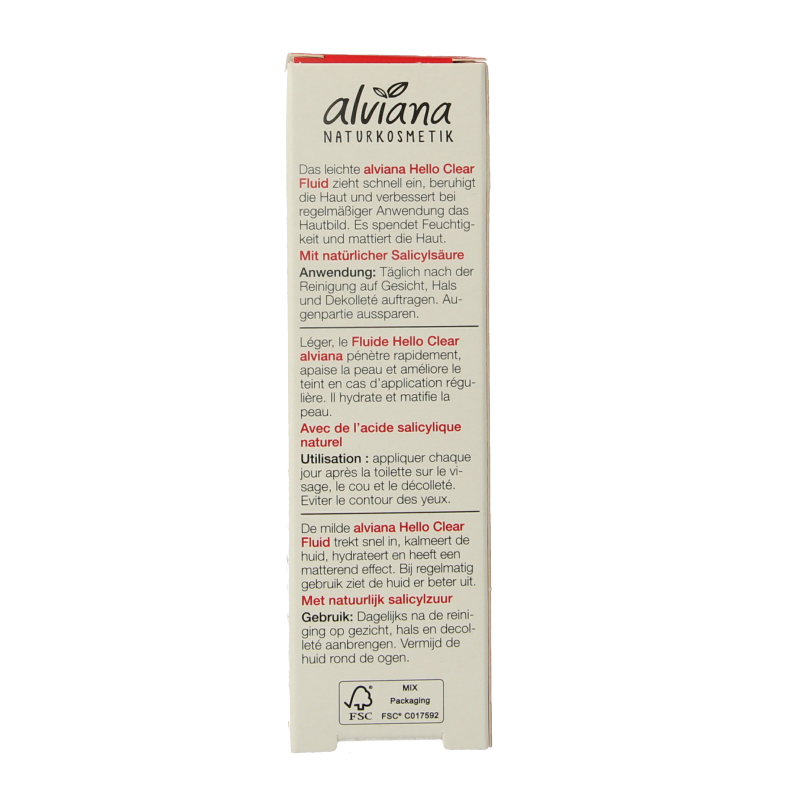 Alviana Hello clear fluid 30 Milliliter