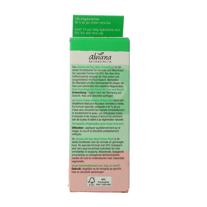 Alviana All day aloe creme fluid 50 Milliliter