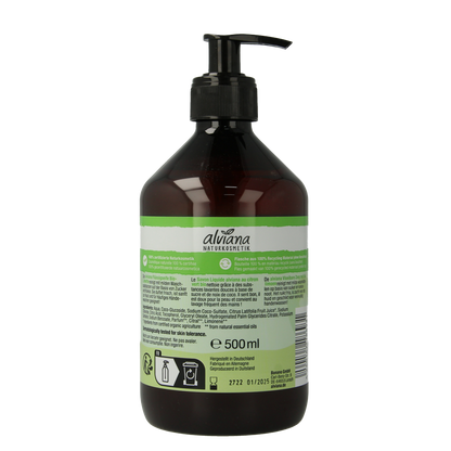 Alviana Vloeibare zeep limette 500.00 Milliliter