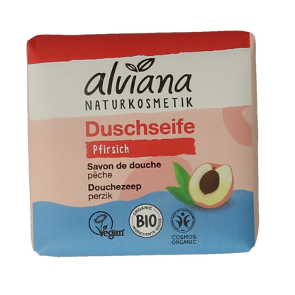 Alviana Douchezeep bodywash bar perzik 100 Gram