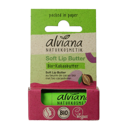 Alviana Lip butter soft met cacaoboter 5.00 Gram