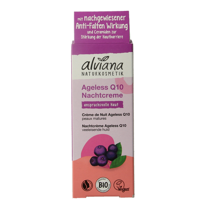 Alviana Nachtcreme anti-aging Q10 50 Milliliter
