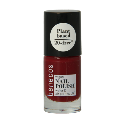 Benecos natural beauty Vegan nail polish cherry red 20-free plantbased 5 Milliliter