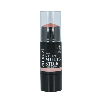 Benecos natural beauty Multi stick - be rosey bio 1 Stuks