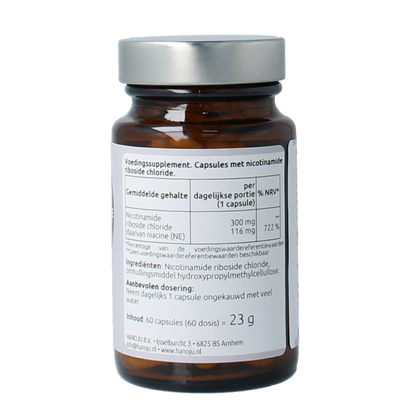 Hanoju NR Nicotinamide riboside 300mg 60 Capsules