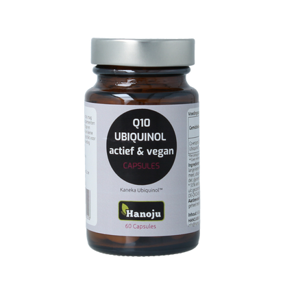 Hanoju Ubiquinol kaneka actief & vegan 60.00 Capsules