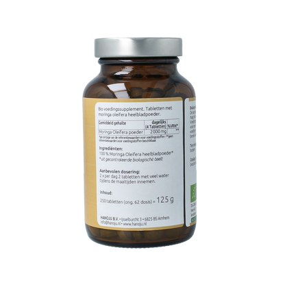 Hanoju Moringa bladpoeder 500mg 250.00 Tabletten