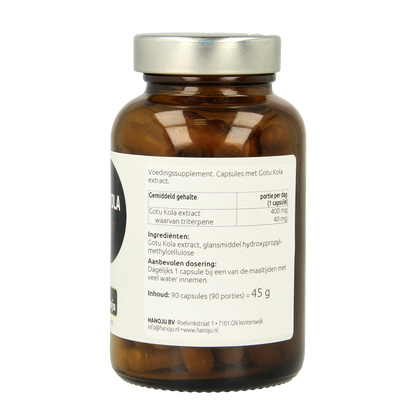 Hanoju Gotu kola extract 400mg 90 Capsules