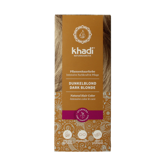 Khadi Haarkleur dark blond 100 Gram