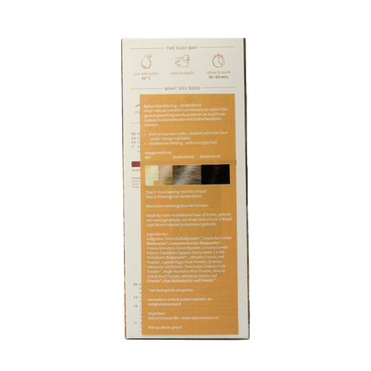 Khadi Haarkleur dark blond 100 Gram