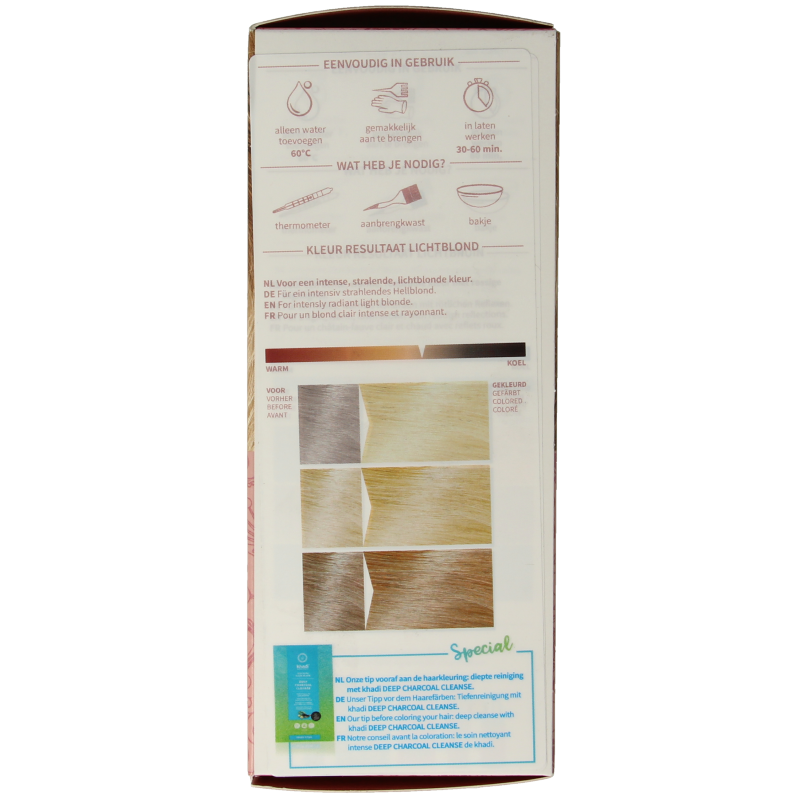 Khadi Haarkleur light blond 100 Gram