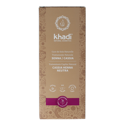 Khadi Haarkleur senna/cassia natural 100 Gram