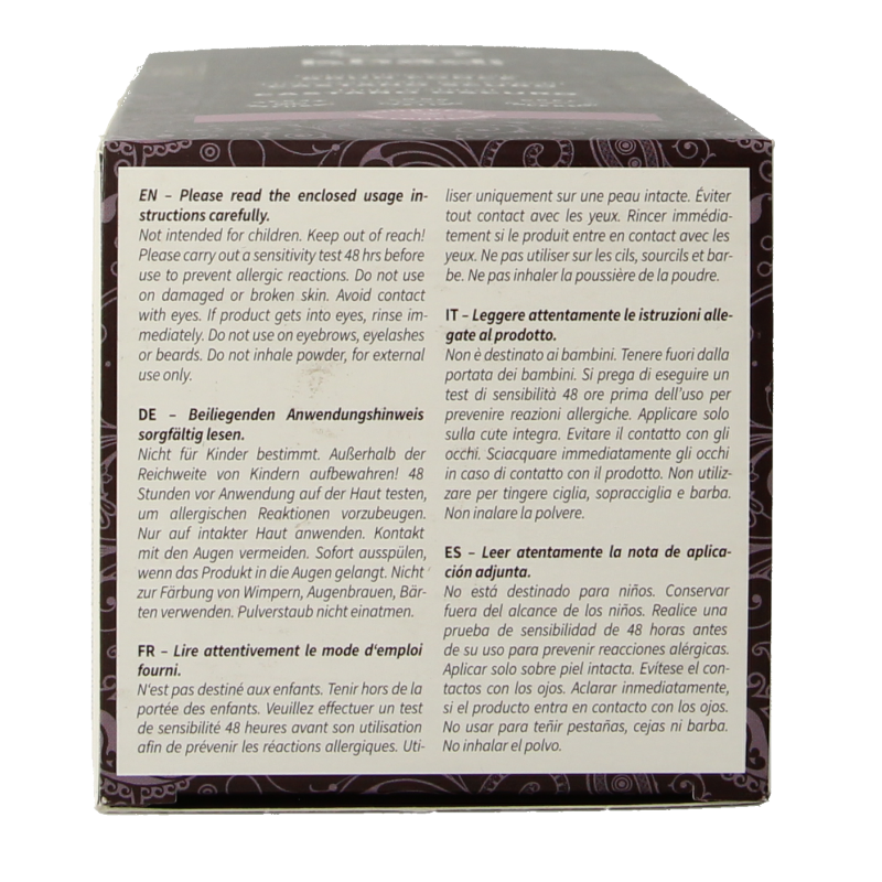 Khadi Haarkleur dark brown 100 Gram