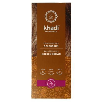 Khadi Haarkleur golden brown 100 Gram