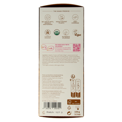 Khadi Haarkleur golden brown 100 Gram