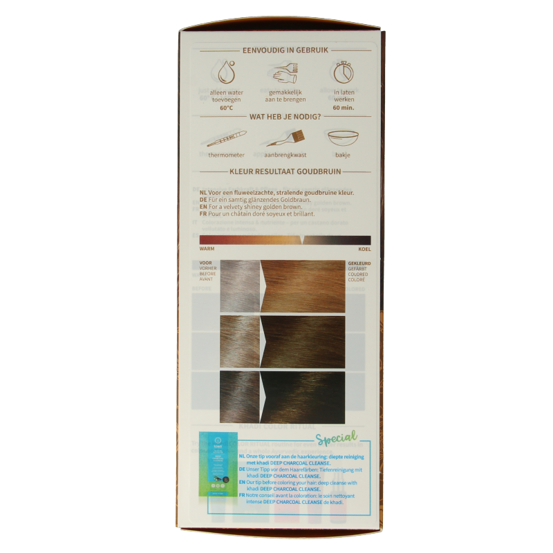 Khadi Haarkleur golden brown 100 Gram