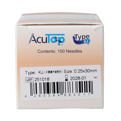 AcuTop KJ-T dry needle naald 0.25 x 30mm 100 Stuks