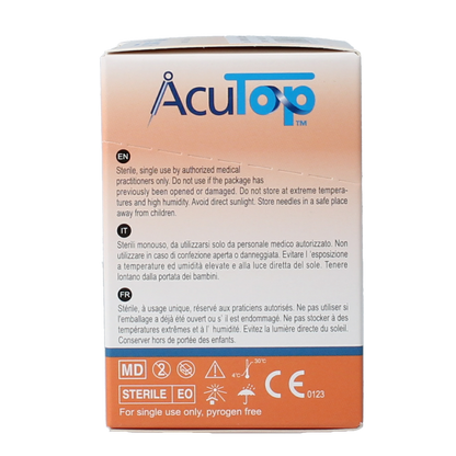AcuTop KJ-T dry needle naald 0.25 x 25mm 100.00 Stuks