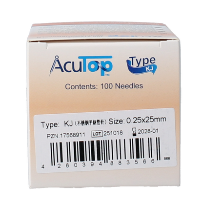 AcuTop KJ-T dry needle naald 0.25 x 25mm 100.00 Stuks