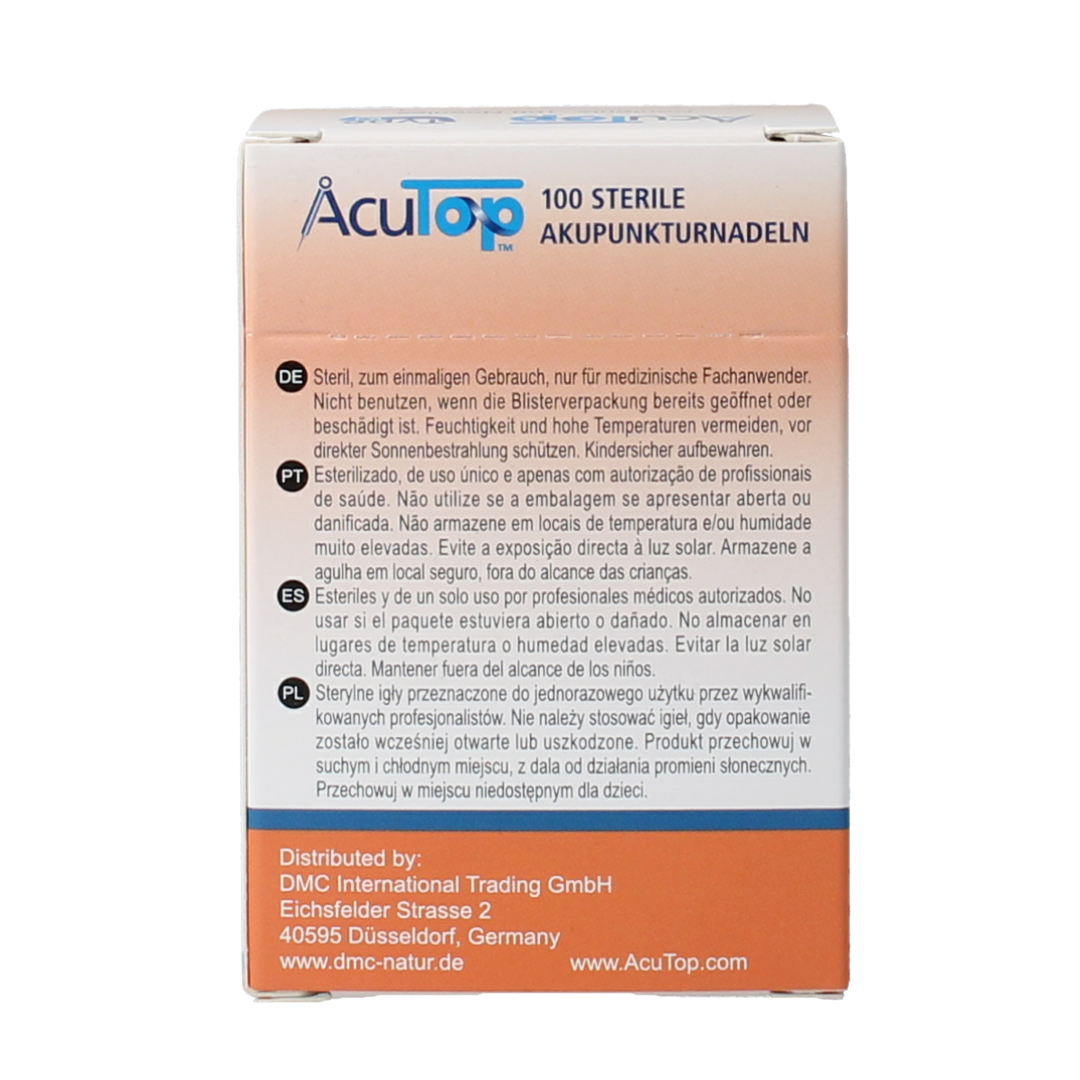 AcuTop KJ-T dry needle naald 0.25 x 25mm 100.00 Stuks