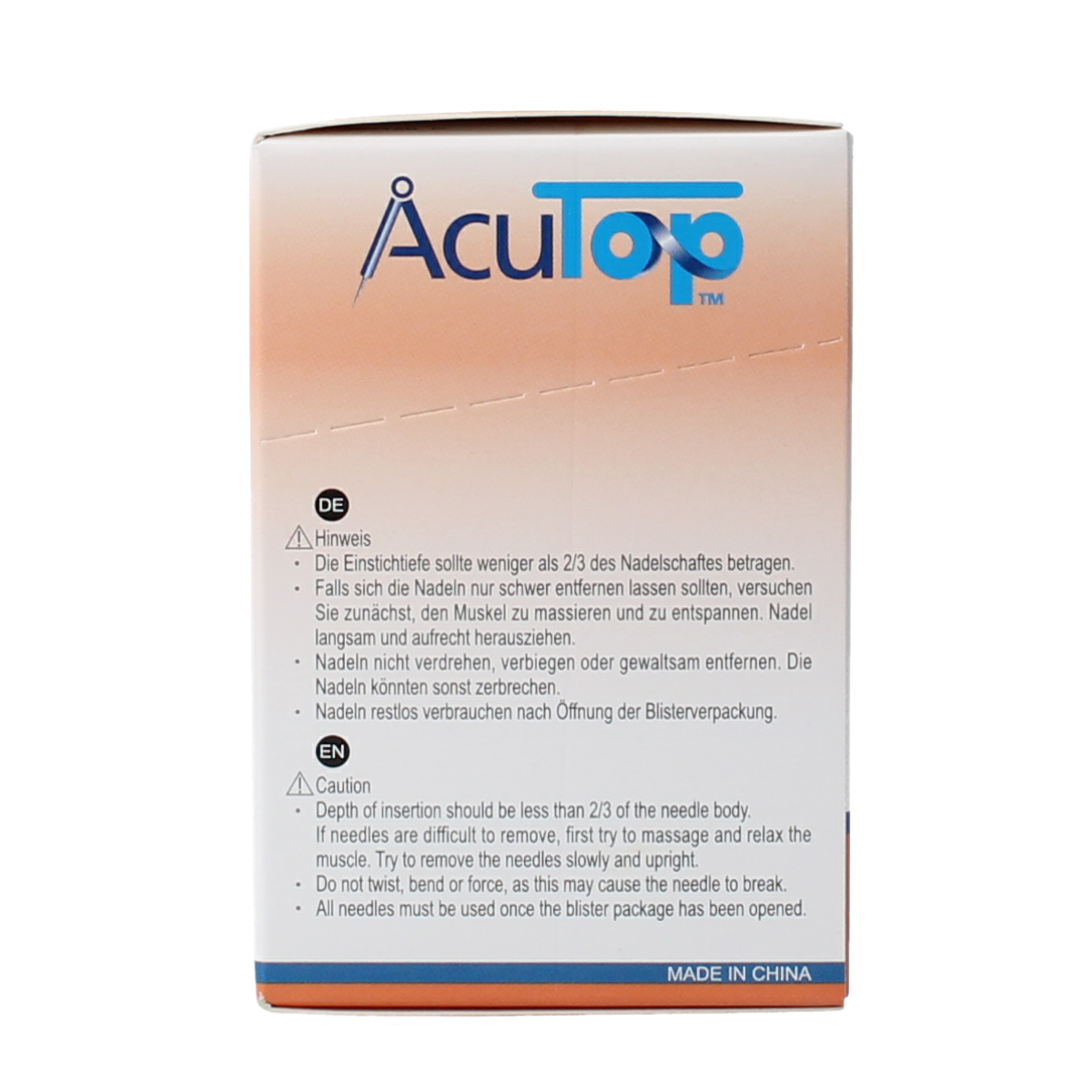 AcuTop KJ-T dry needle naald 0.25 x 25mm 100.00 Stuks