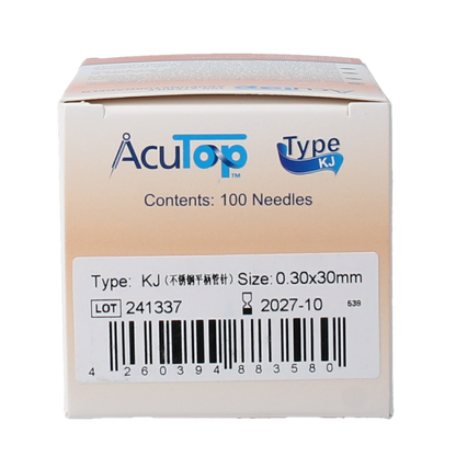 AcuTop KJ-T dry needle naald 0.30 x 30mm 100.00 Stuks
