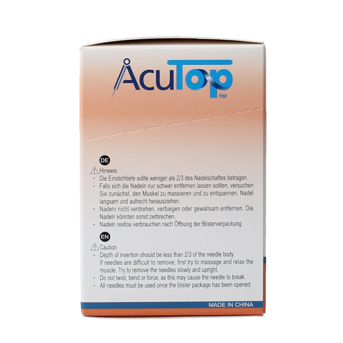 AcuTop KJ-T dry needle naald 0.30 x 30mm 100.00 Stuks