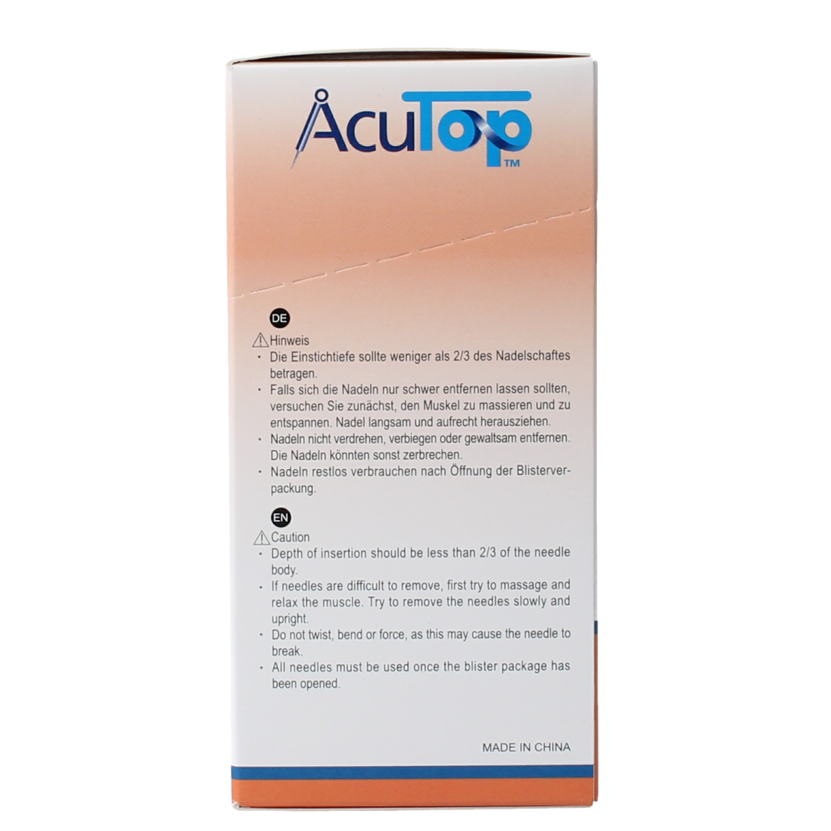 AcuTop KJ-T dry needle naald 0.30 x 50mm 100.00 Stuks