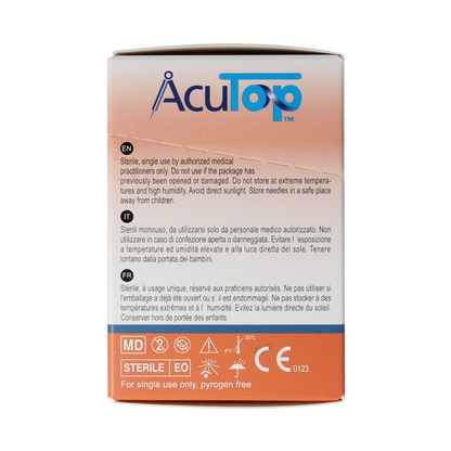 AcuTop KJ-T dry needle naald 0.16 x 30mm 100.00 Stuks