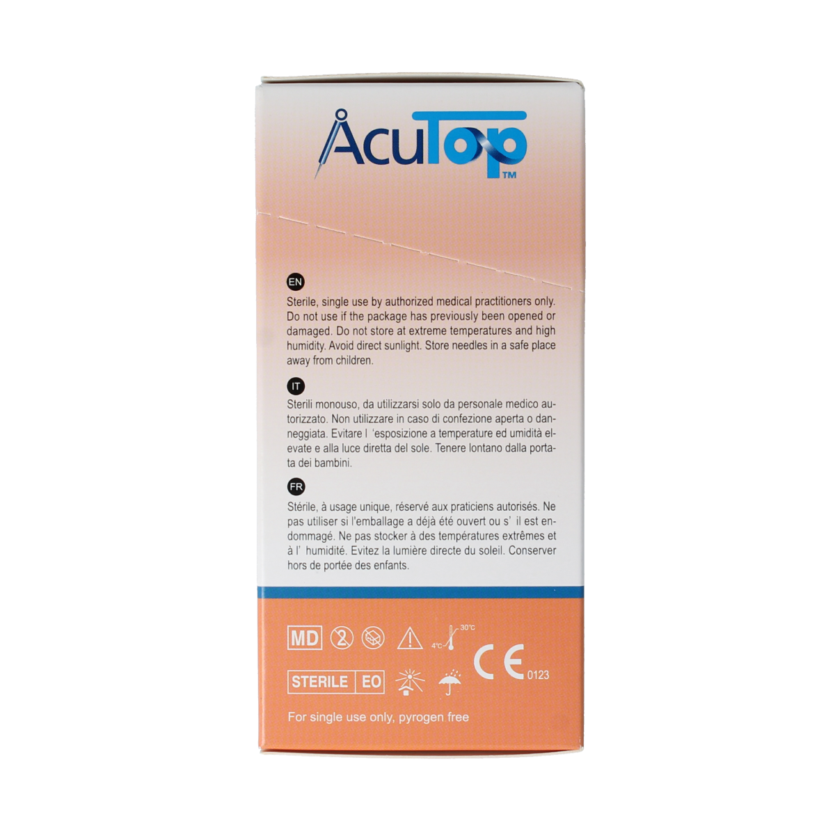 AcuTop KJ-T dry needle naald 0.22 x 40mm 100.00 Stuks