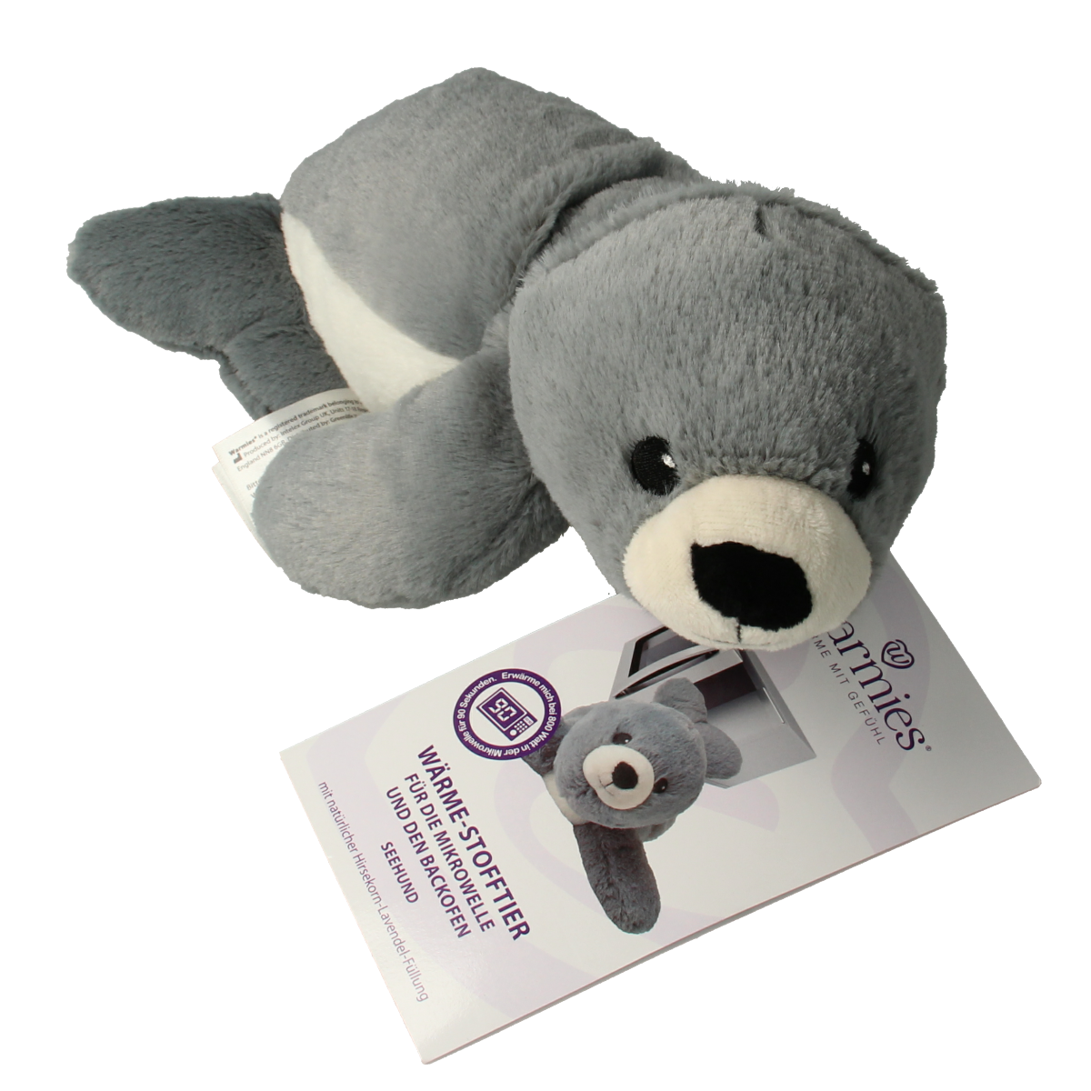 Warmies Zeehond grijs 1.00 Stuks
