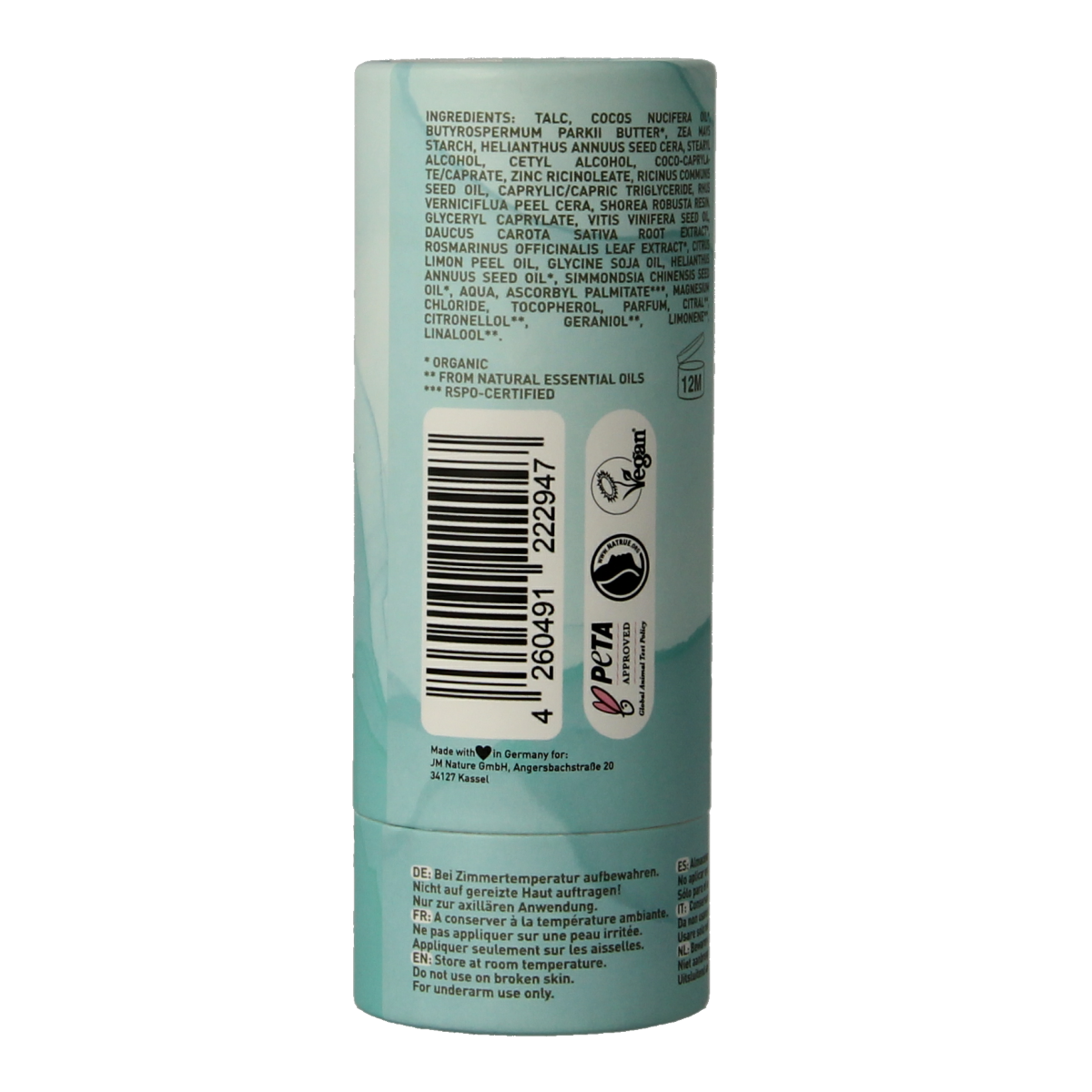 Ben & Anna Deodorant highland breeze sensitive papertube 40.00 Gram