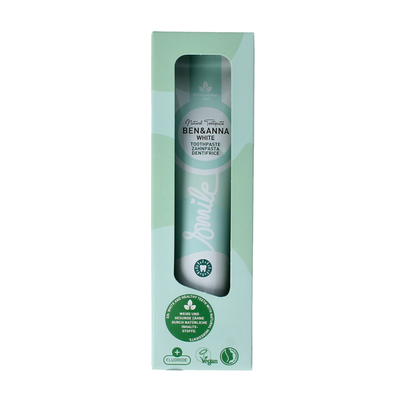 Ben & Anna Toothpaste smile white 75 Milliliter