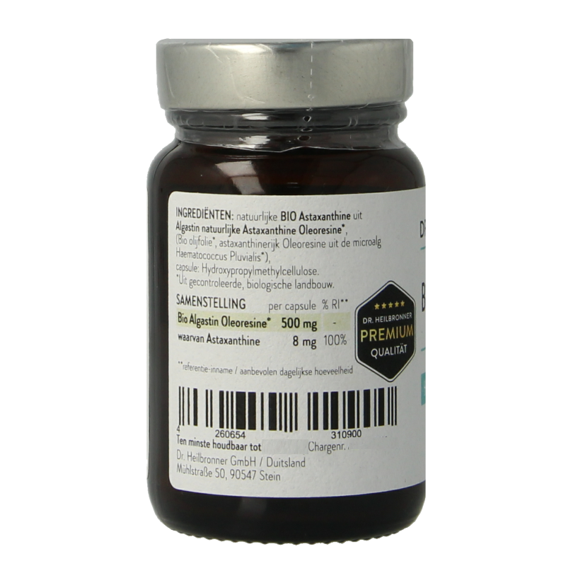 Dr Heilbronner  Astaxanthine hoge dosis bio 30 Capsules
