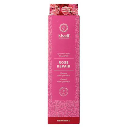 Khadi Ayurvedisch elixer shampoo rose repair 200 Milliliter