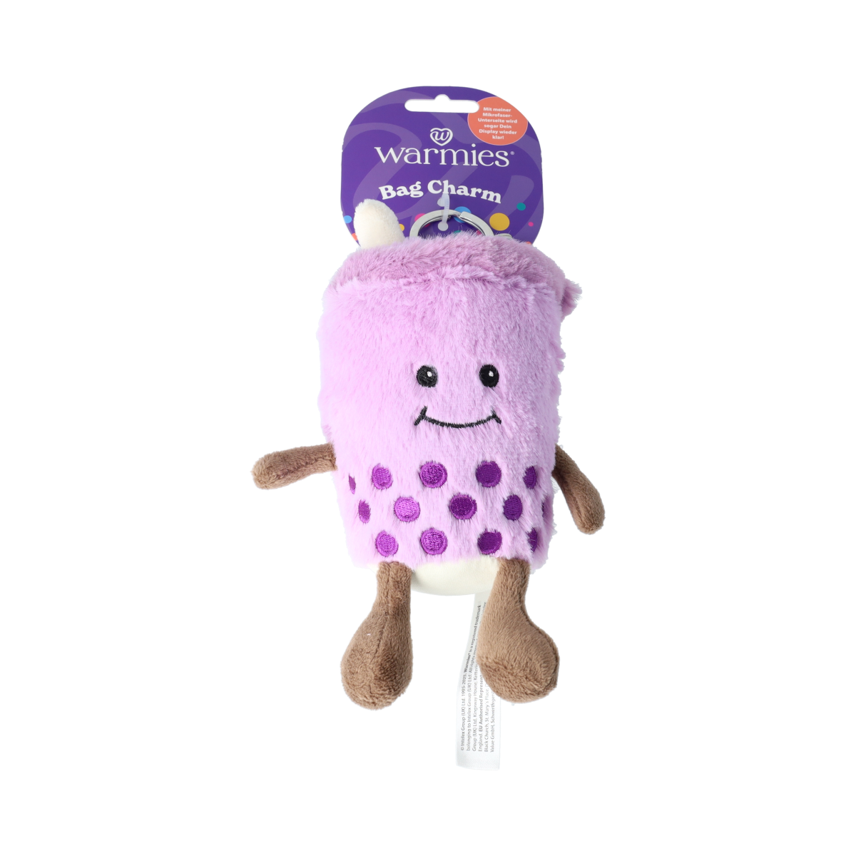Warmies Bag charm Bubble Tea 1.00 Stuks
