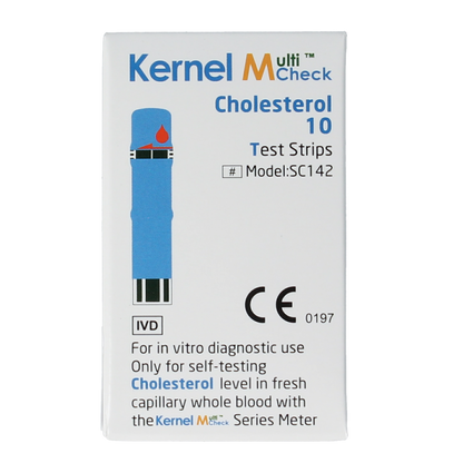 Testjezelf Multicheck cholesterol teststrips 10.00 Stuks