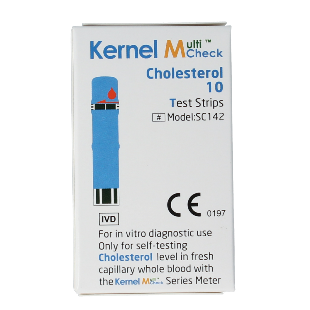 Testjezelf Multicheck cholesterol teststrips 10.00 Stuks