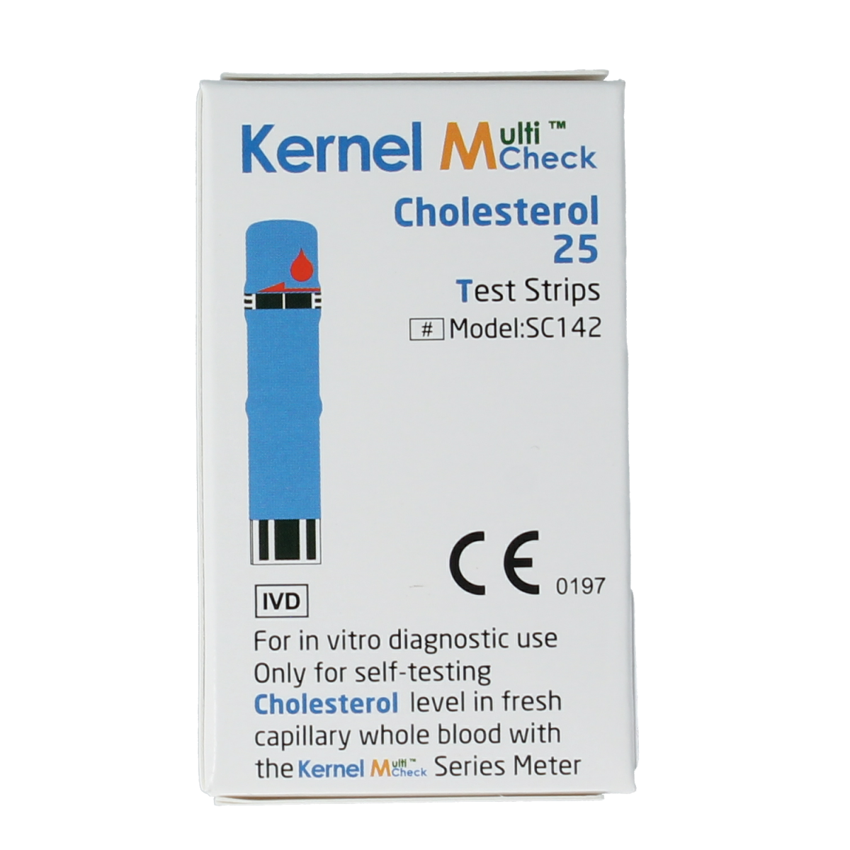 Testjezelf Multicheck cholesterol teststrips 25.00 Stuks