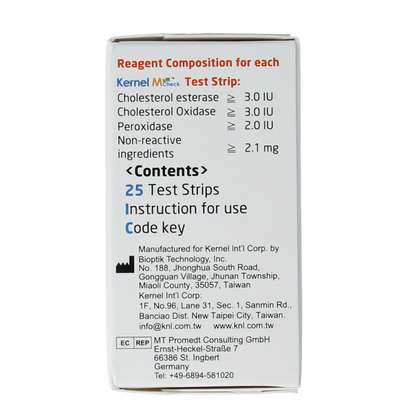 Testjezelf Multicheck cholesterol teststrips 25.00 Stuks