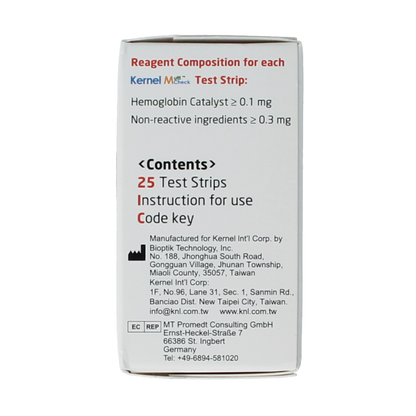 Testjezelf Multicheck hemoglobine teststrips 25 Stuks
