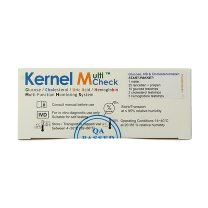 Testjezelf.nu Multicheck plus meter HB Glucose Cholesterol 1 Stuks