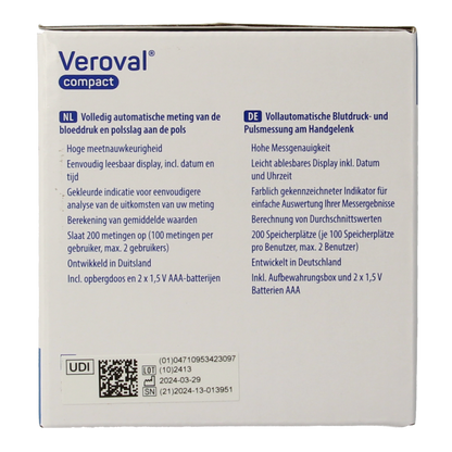 Veroval Compact BPW22 LG2 P1 1 Stuks