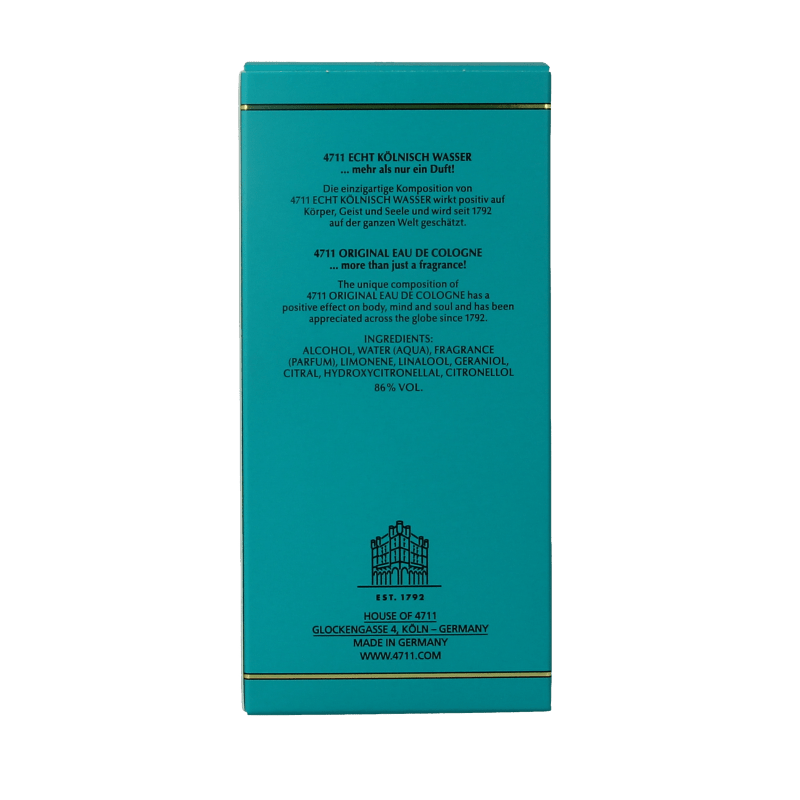 4711 Eau de cologne original 100 Milliliter - DrogistWereld