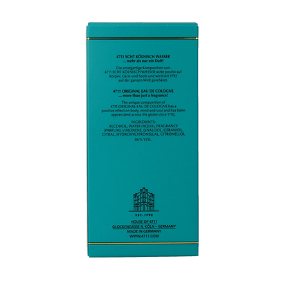 4711 Eau de cologne original 100 Milliliter - DrogistWereld