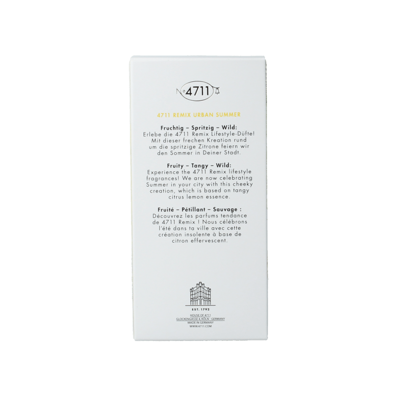 4711 Eau de cologne remix urban summer 100 Milliliter - DrogistWereld